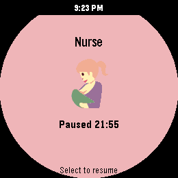 Nurse screen, round